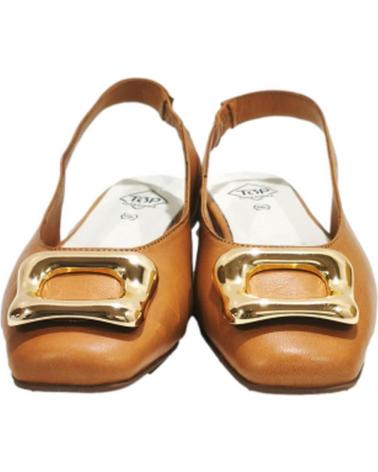 Sandalias TOP3  de Mujer ZAPATO CASUAL DE PIEL CON SUELA DE GOMA  CUERO