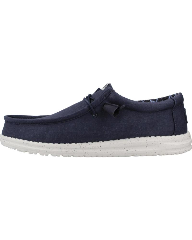 Sapatos HEY DUDE  de Homem INFORMALES HOMBRE MODELO WALLY CANVAS COLOR AZUL  NAVY