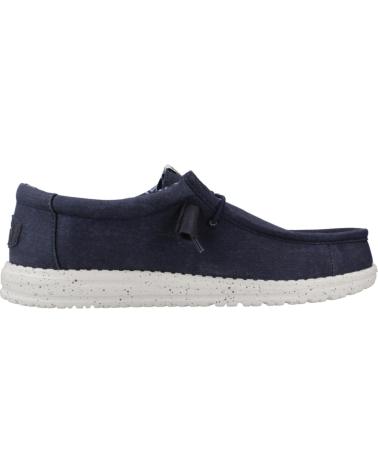 Sapatos HEY DUDE  de Homem INFORMALES HOMBRE MODELO WALLY CANVAS COLOR AZUL  NAVY