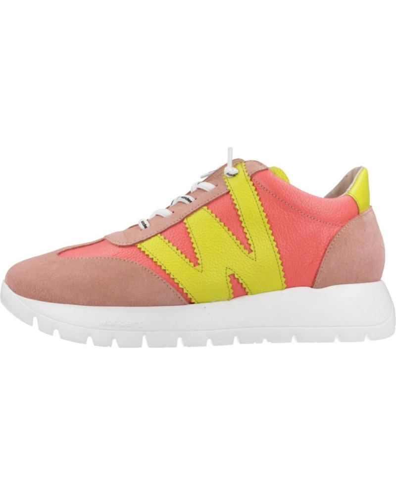 Zapatillas deporte WONDERS  pour Femme ZAPATILLAS MUJER MODELO A2476 COLOR ROSA  CORAL