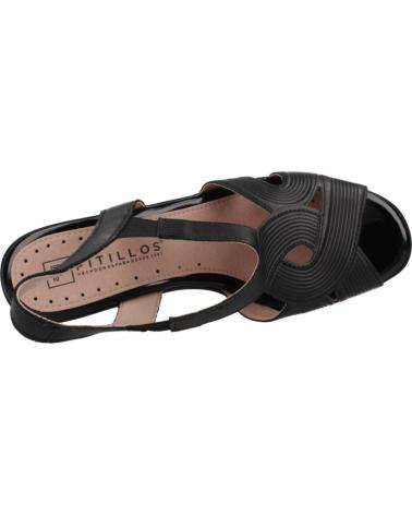 Sandali per Donna PITILLOS SANDALIAS MUJER MODELO 20121P COLOR NEGRO