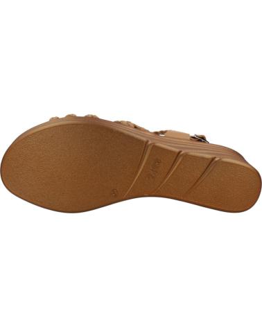 Sandalias 24 HORAS  de Mujer SANDALIAS MUJER MODELO 26494 COLOR BRONCE  CUERO