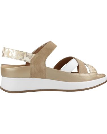 Sandalias PIESANTO  de Mujer SANDALIAS MUJER MODELO 250424P COLOR ORO  BLANCO