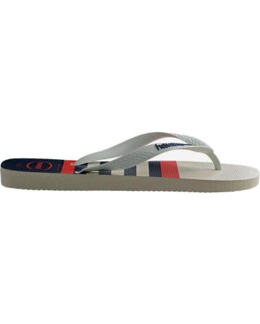 Man Flip flops HAVAIANAS SANDALIAS HOMBRE MODELO H TOP NAUTICAL COLOR BLANCO 6349WHNV 6349WHNVBL
