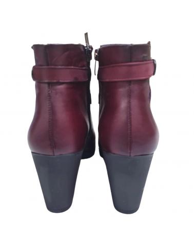 Botines DORKING  de Mujer BOTAS PIEL BURDEOS CONFORT  SUGAR NOBUCK BURDEOS VINO