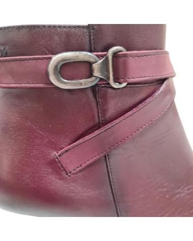 Botines DORKING  de Mujer BOTAS PIEL BURDEOS CONFORT  SUGAR NOBUCK BURDEOS VINO