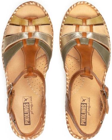 Woman Sandals PIKOLINOS SANDALIAS AGUADULCE BRANDY DE  MARRóN