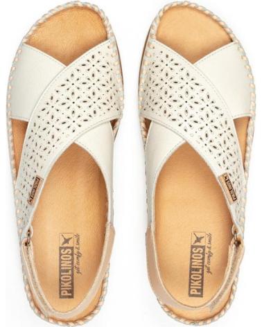 Sandálias de Mulher PIKOLINOS SANDALIA CADAQUES CRUZADA NATA DE BLANCO