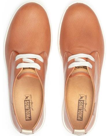Woman shoes PIKOLINOS ZAPATO PLANO CON CORDONES PARA MUJER MADRID W8A MARRON  MARRóN