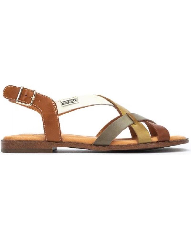 Sandálias PIKOLINOS  de Mulher SANDALIA PLANA PARA MUJER ALGAR W0X MARRON  MARRóN