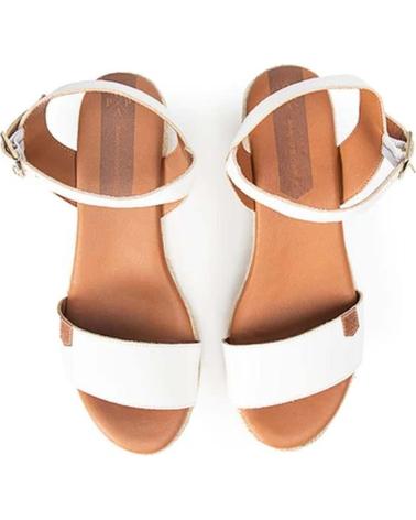 Sandalias POPA  de Mujer ARAMBOL PIEL  BLANCO