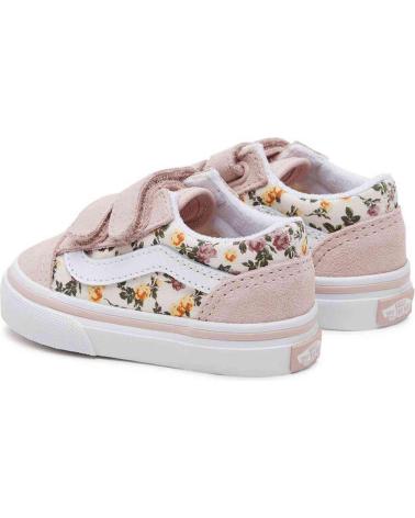 Zapatos VANS OFF THE WALL  de Niña ZAPATILLAS VANS OLD SKOOL PARA NINAS EN COLOR  ROSA