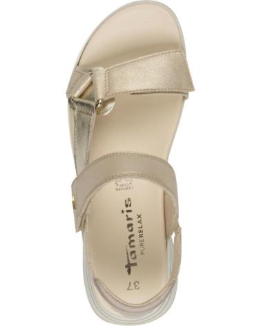Sandales TAMARIS  pour Femme SANDALIA SPORT CON PLANTILLA EXTRAIBLE  116 CHAMPAGNE COMB