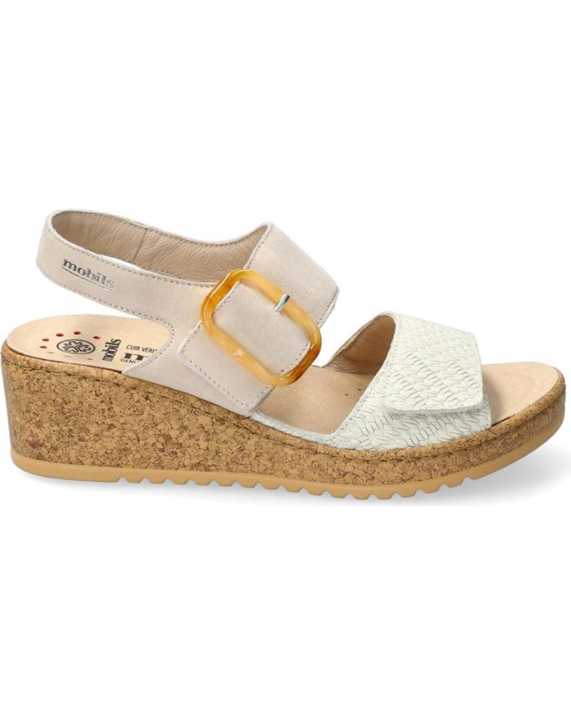 Sandali per Donna MOBILS SANDALIA NASMA BLANCO ROTO VARIOS COLORES