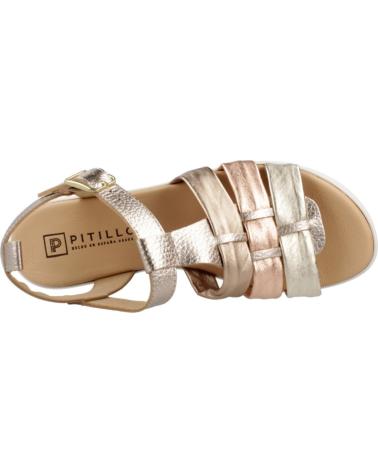 Sandali per Donna PITILLOS SANDALIAS MUJER MODELO 10614 COLOR ORO