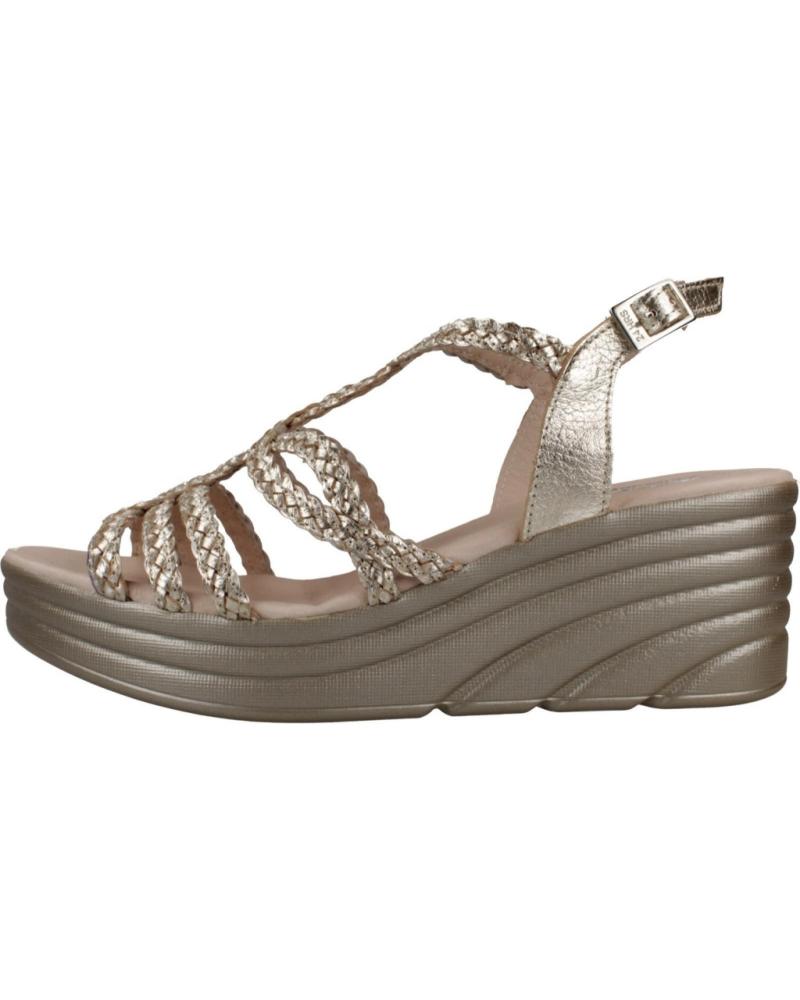 Sandalias 24 HORAS  de Mujer SANDALIAS MUJER MODELO 26494 COLOR ORO  JAZMIN