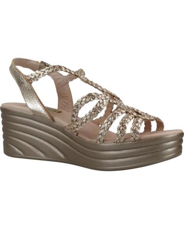 Sandalias 24 HORAS  de Mujer SANDALIAS MUJER MODELO 26494 COLOR ORO  JAZMIN