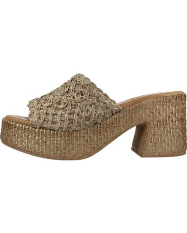 Woman Zapatos de tacón PORRONET ZUECOS MUJER MODELO 3172P COLOR ORO  TAUPE