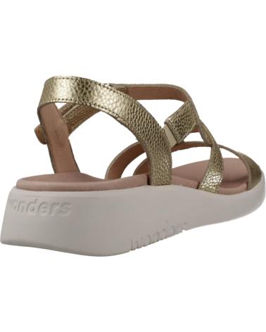 Sandalias WONDERS  de Mujer SANDALIAS MUJER MODELO C6541 COLOR ORO  PLTN