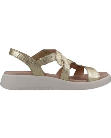 Sandalias WONDERS  de Mujer SANDALIAS MUJER MODELO C6541 COLOR ORO  PLTN