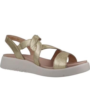 Sandalias WONDERS  de Mujer SANDALIAS MUJER MODELO C6541 COLOR ORO  PLTN
