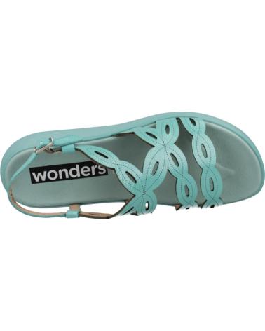 Woman Sandals WONDERS SANDALIAS MUJER MODELO C6542 COLOR AZUL  SEA