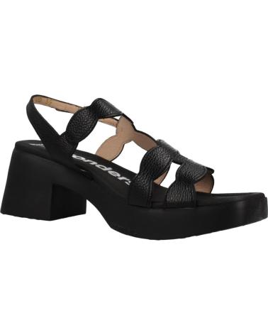 WONDERS SANDALIAS MUJER MODELO D1020 COLOR NEGRO