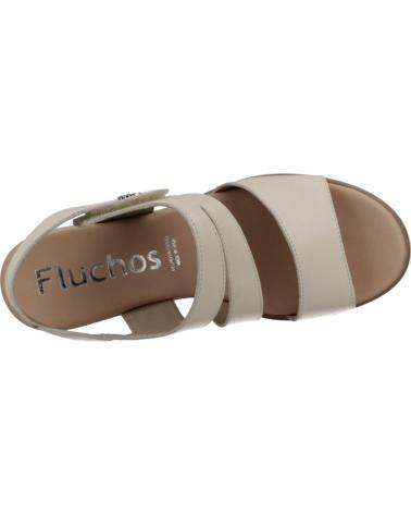 Sandalias de Mujer FLUCHOS SANDALIAS MUJER MODELO F1973 COLOR BEIS RAW