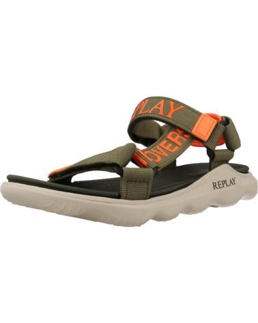 Sandales REPLAY  pour Garçon SANDALIAS NINO MODELO SPACER 1 COLOR VERDE  GRFLRG