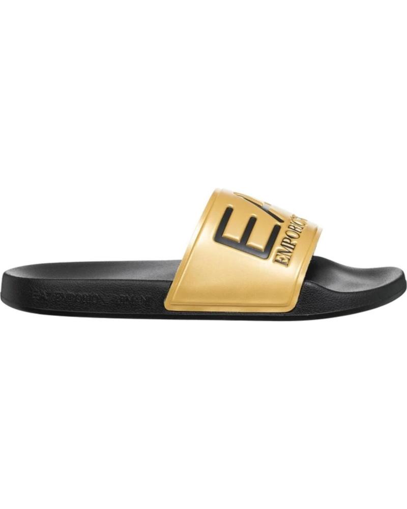 Flip Flops De Hombre EMPORIO ARMANI CHANCLAS DORADAS