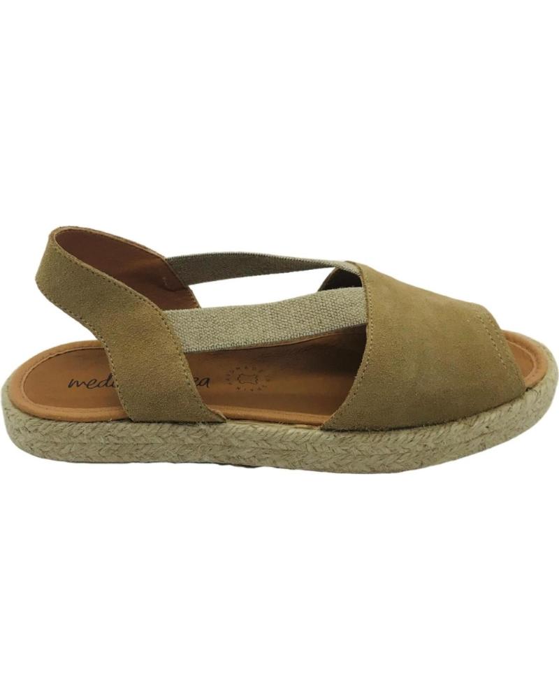 Sandálias CM MEDITERRANEA  de Mulher ALPARGATA VALENCIANA MUJER MEDITERRANEA 30135  ARENA