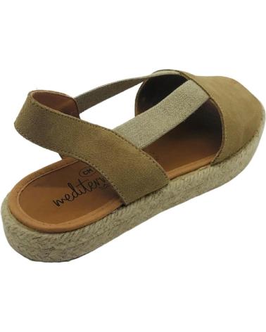 Sandálias CM MEDITERRANEA  de Mulher ALPARGATA VALENCIANA MUJER MEDITERRANEA 30135  ARENA