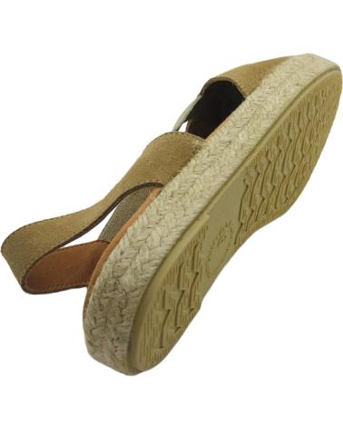 Sandálias CM MEDITERRANEA  de Mulher ALPARGATA VALENCIANA MUJER MEDITERRANEA 30135  ARENA