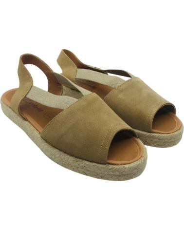 Sandálias CM MEDITERRANEA  de Mulher ALPARGATA VALENCIANA MUJER MEDITERRANEA 30135  ARENA