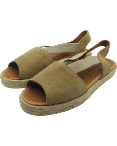 Sandálias CM MEDITERRANEA  de Mulher ALPARGATA VALENCIANA MUJER MEDITERRANEA 30135  ARENA