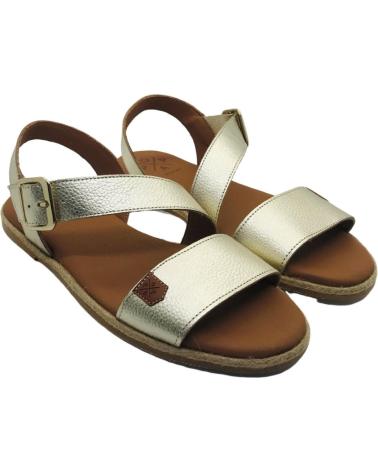 POPA SANDALIA PLANA MUJER LEYTE MS33802103 SOFT ORO