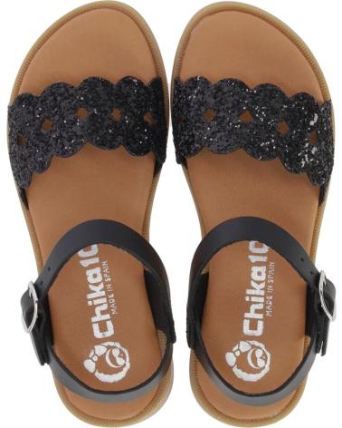 Sandalias CHIKA10  de Mujer y Niña VICHY 04  NEGRO-BLACK