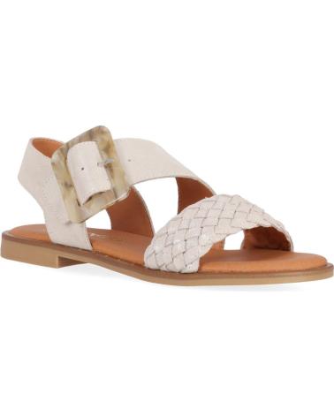 Sandalias CHIKA10  de Mujer MUSAKA 10  PLATINO-LG GOLD
