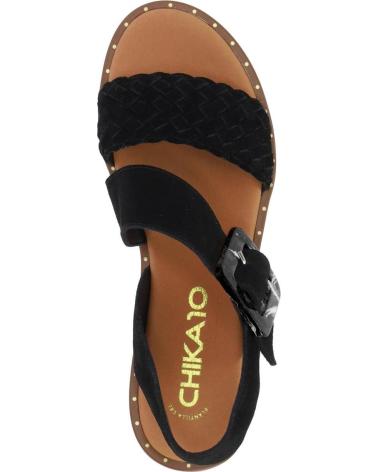 Sandalias CHIKA10  de Mujer MUSAKA 10  NEGRO-BLACK