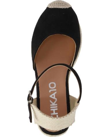 Sandalias CHIKA10  de Mujer NADIAS 08  NEGRO-BLACK