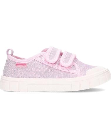 GARVALIN SNEAKERS PIQUE VELCROS ROSA