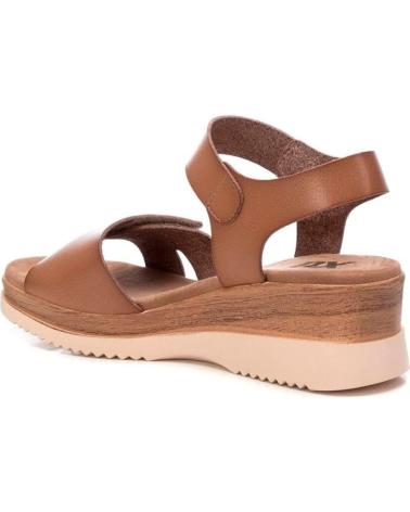 Sandalias XTI  de Mujer SANDALIA VELCROS CUNA 5 CM  MARRóN