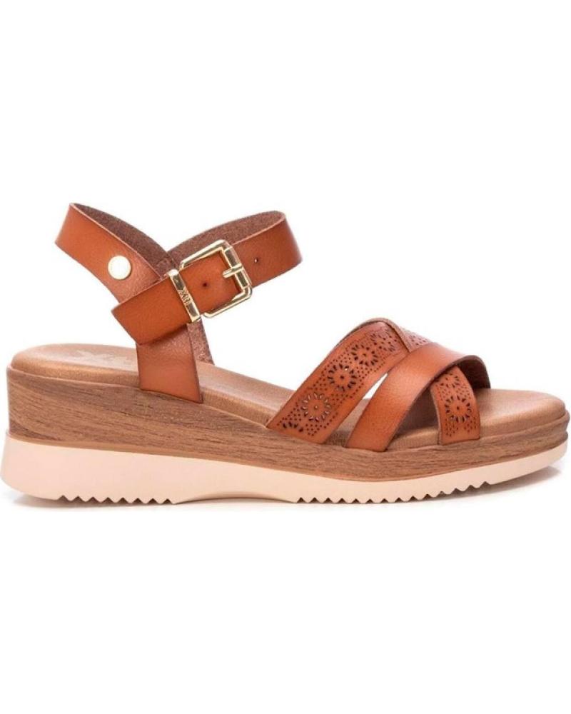 Sandalias XTI  de Mujer SANDALIA CUNA 5 CM  MARRóN