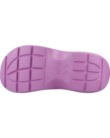 Woman Clogs CROCS ZUECOS MUJER MODELO STOMP CLOG COLOR ROSA  BUBBLE