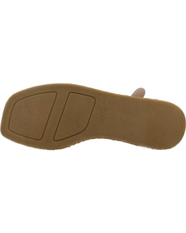 Sandalen für Damen MACARENA ALPARGATAS MUJER MODELO ANISA12 COLOR MARRON CLARO TOPO