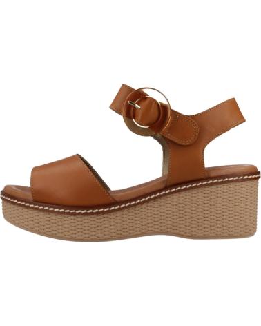 Sandalias DORKING  de Mujer SANDALIAS MUJER MODELO D9450 TI COLOR MARRON  CUERO