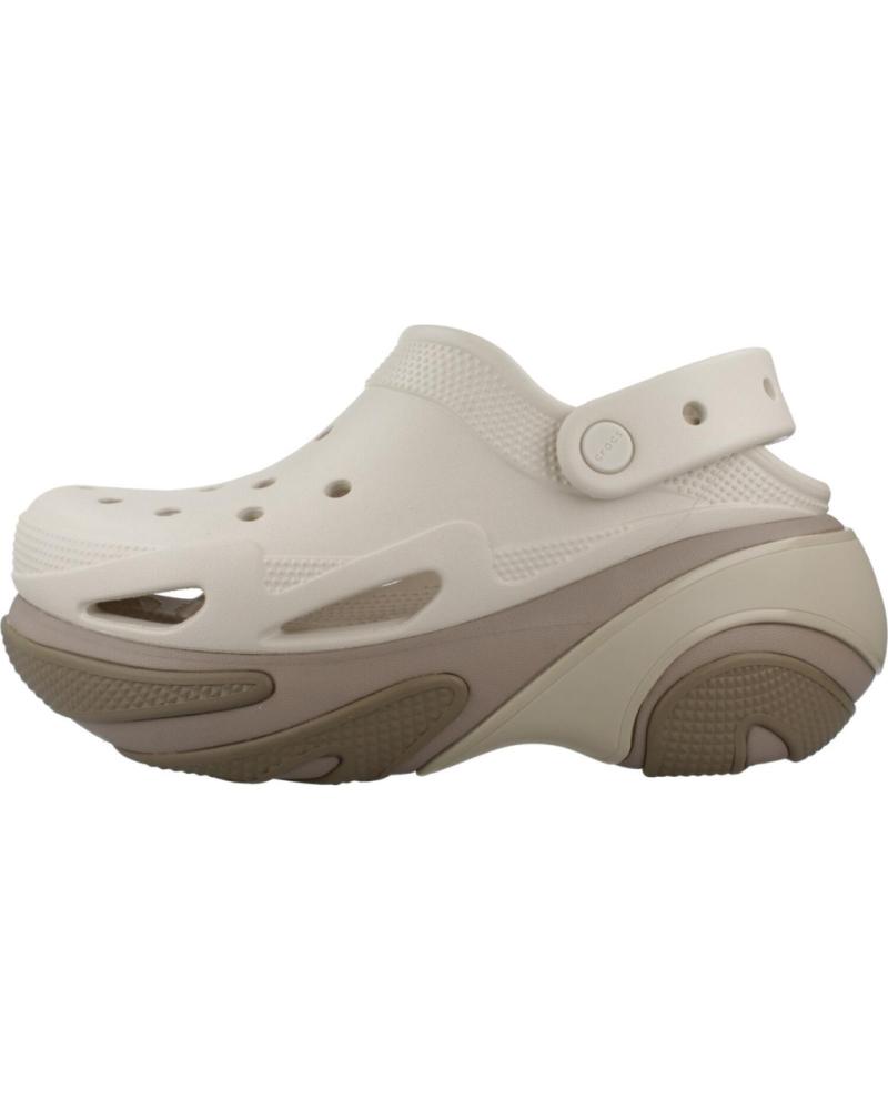 Woman Clogs CROCS ZUECOS MUJER MODELO BUBBLE CRUSH CLOG U COLOR BEIS  TAUPE