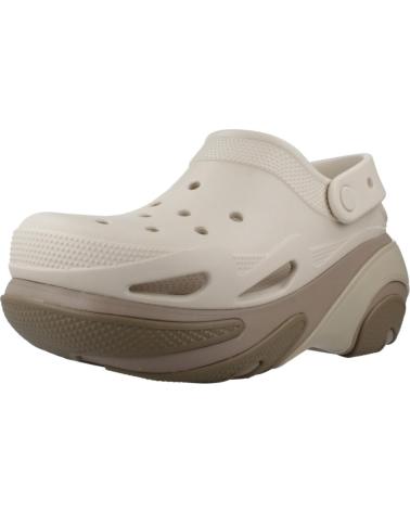 Woman Clogs CROCS ZUECOS MUJER MODELO BUBBLE CRUSH CLOG U COLOR BEIS  TAUPE