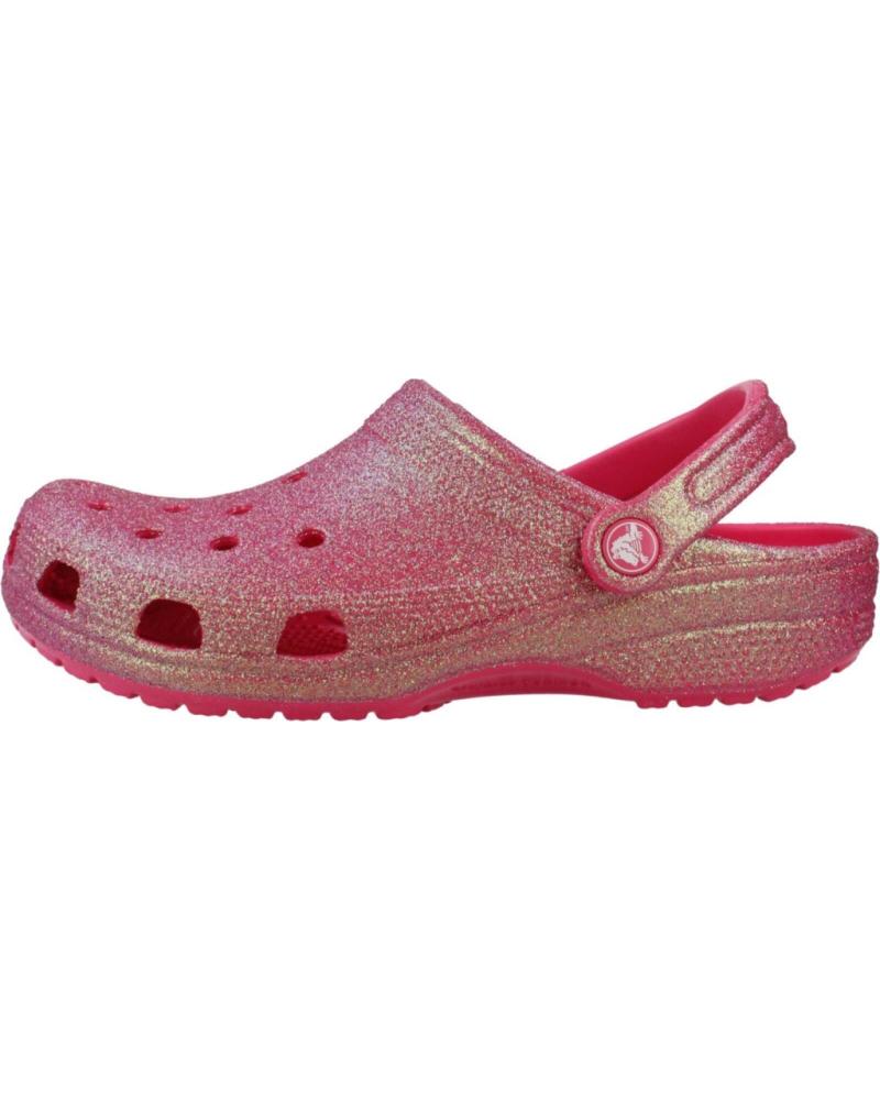 Zuecos CROCS  de Mujer ZUECOS MUJER MODELO CLASSIC IRIDESCENT GLITTER COLOR ROSA DR  DRGFRT