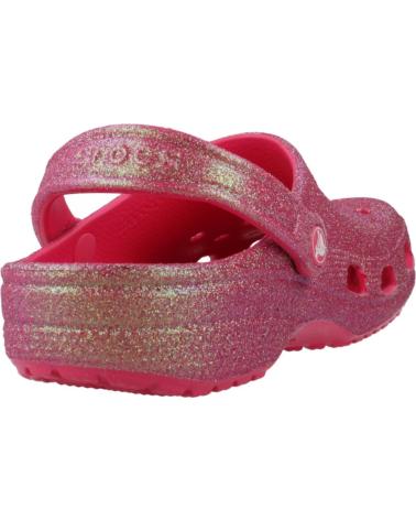 Zuecos CROCS  de Mujer ZUECOS MUJER MODELO CLASSIC IRIDESCENT GLITTER COLOR ROSA DR  DRGFRT